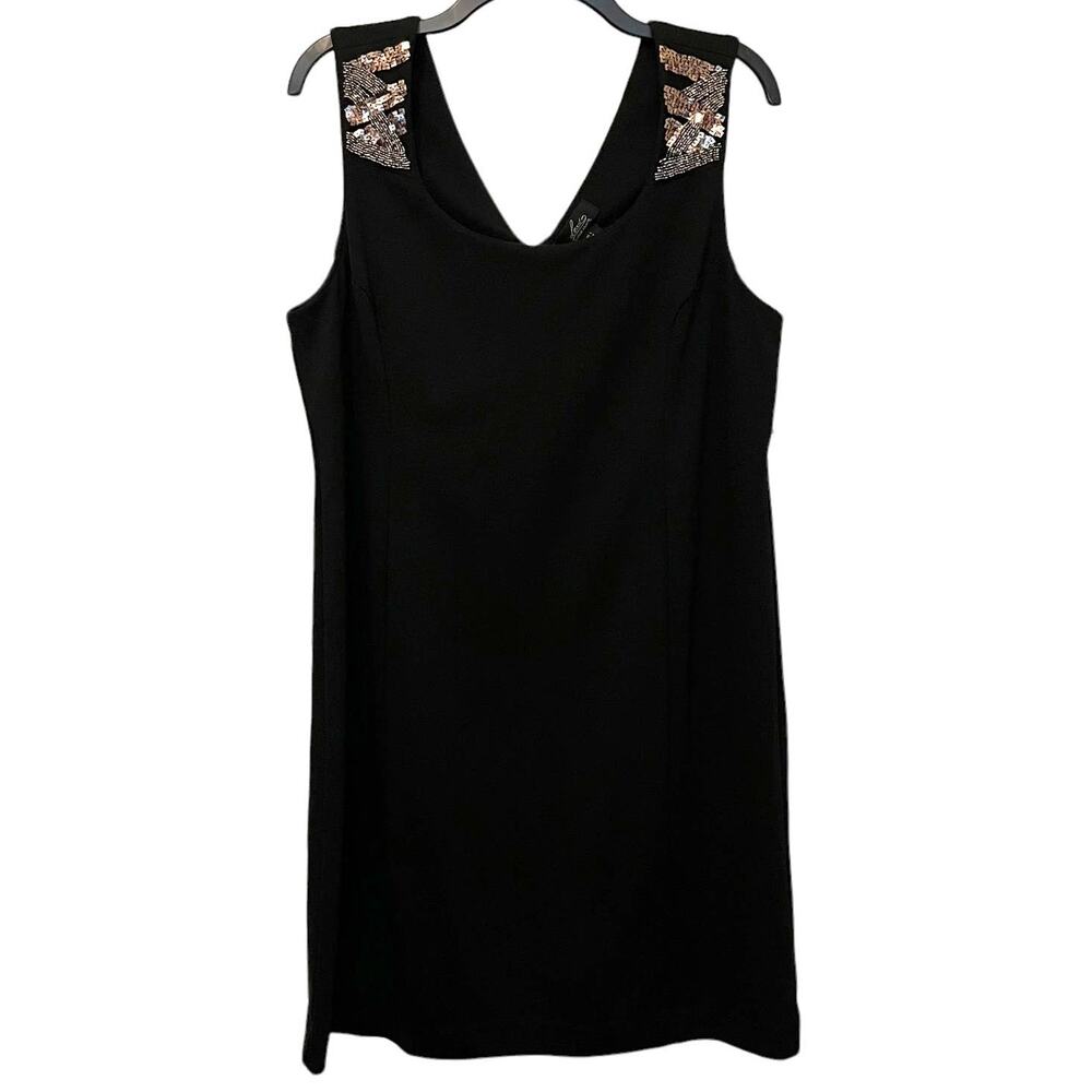 Loved by Heidi Klum Sequin Dress Black Maternity Large